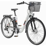 Telefunken E-Bike Cityrad RC822, 28 Zoll, 531,3 Wh Akku, 100 km Reichweite