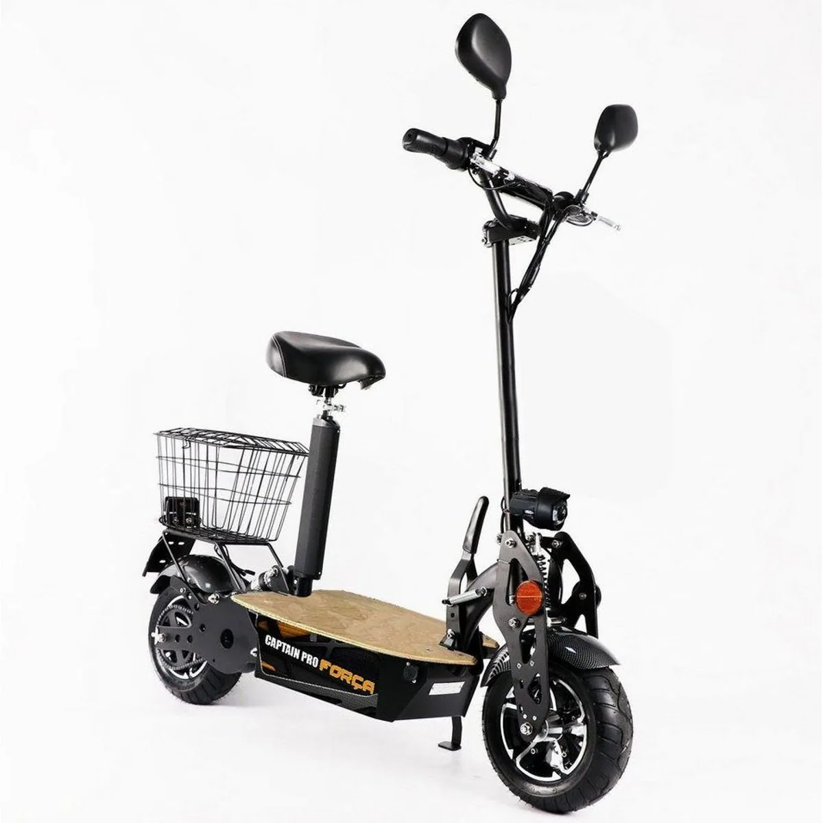0-2dd5433419ba6a27.webp Forca Captain Pro E-Scooter, 2000W Motor, 50 km/h, 18Ah Blei-Gel Akku - Image 1