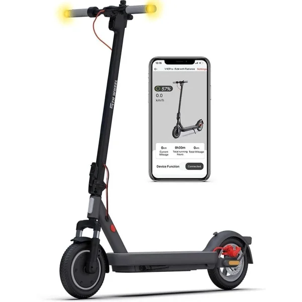 5TH WHEEL V40 Pro E-Scooter, 400W Motor, 40 km Reichweite, vollgefedert