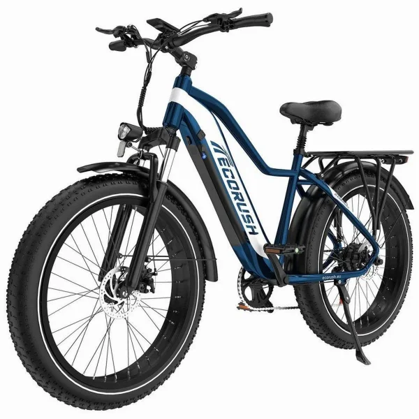 ECORUSH E-Bike R1, 250W Motor, 48V 13Ah Akku, 100 km Reichweite