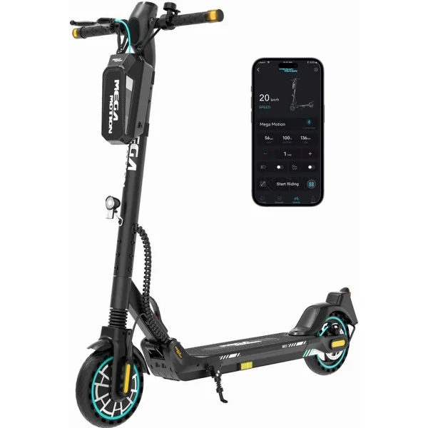 Mega Motion E-Scooter ME5, 350 W Motor, Max. 35 km Reichweite — 20 km/h, ABE, klappbar
