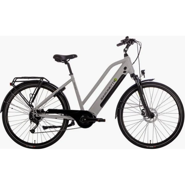 SAXONETTE E-Bike Cityrad Deluxe Sport Lady, 36V Akku, 250W Motor, 9-Gang Schaltung