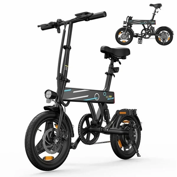Vankel EB1 E-Bike Cityrad, 280Wh Akku, 25 km/h, 60 km Reichweite