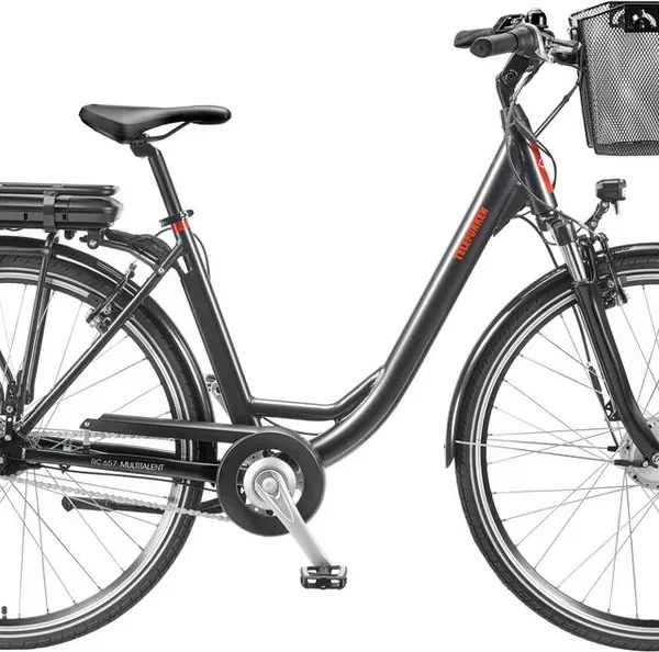 Telefunken RC657 E-Bike Cityrad, 250W Frontmotor, 7-Gang Nabenschaltung, 536,5 Wh Akku
