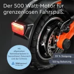 JOYOR S5 PRO E-Scooter, 100 km Reichweite, 150 kg Tragkraft, 500W Motor - Image 2