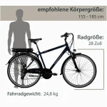 Agon Avesa Trekkingrad, 250W Motor, 115 km Reichweite - Image 2