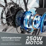 SAXXX E-Bike Cityrad 28 Zoll, 250W Heckmotor, 468Wh Akku — Komfort, Sicherheit, Vielseitigkeit - Image 2