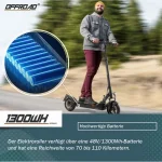 JOYOR Y8S E-Scooter, 10 Zoll, 1300Wh, 100km Reichweite - Image 2