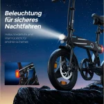 Vankel EB1 E-Bike Cityrad, 280Wh Akku, 25 km/h, 60 km Reichweite - Image 2