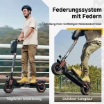 iSinwheel E-Scooter, 60-70 km Reichweite, 20 km/h, Offroad-fähig - Image 2