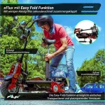 eFlux Street 40 E-Scooter, 800 Watt Motor, klappbar, Straßenzulassung - Image 2