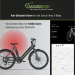 SachsenRad xBird Urban E-City-Bike C6F Connect, innovatives Design, starke Leistung, integrierte Technik - Image 2