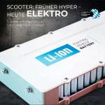 eFlux Lite Six E-Scooter, 40 km/h, 1.000 W, klappbar, Straßenzulassung - Image 2