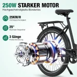 HITWAY BK18 E-Bike, 36V 13Ah Akku, 60-100 km Reichweite - Image 2