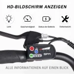 SAXXX E-Bike Cityrad 28″, 250 W Motor, 375 Wh Akku, max. 90 km Reichweite - Image 3