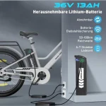 HITWAY BK8S E-Bike, 250W Motor, 36V 13Ah Akku, 27,5 Zoll Räder - Image 3
