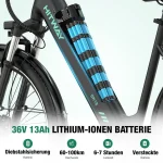HITWAY BK18 E-Bike, 36V 13Ah Akku, 60-100 km Reichweite - Image 3