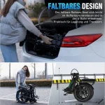 HITWAY BK6S E-Bike, 20 Zoll, 36V 15,6Ah Akku, 250W Motor - Image 3