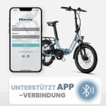 JOBOBIKE ACE Pro E-Bike Klapprad 20", 110 km Reichweite, 250W Motor, faltbar - Image 3
