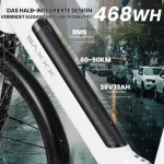 SAXXX E-Bike Cityrad 28 Zoll, 250W Heckmotor, 468Wh Akku — Komfort, Sicherheit, Vielseitigkeit - Image 3
