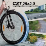 SAXXX E-Bike Cityrad, 250W Motor, 468Wh Akku, 100km Reichweite - Image 3