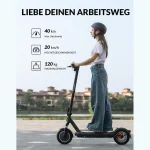 5TH WHEEL V40 Pro E-Scooter, 400W Motor, 40 km Reichweite, vollgefedert - Image 3