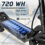 Leawin E-Scooter T8, 720 Wh Akku, 80 km Reichweite, 500 W Motor - Image 3