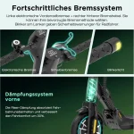 Mega Motion E-Scooter ME5, 350 W Motor, Max. 35 km Reichweite — 20 km/h, ABE, klappbar - Image 4