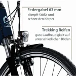 Agon Avesa Trekkingrad, 250W Motor, 115 km Reichweite - Image 4