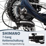 SAXXX Everest E-Bike Mountainbike, 250W Motor, 374Wh Akku, 27,5 Zoll Reifen - Image 4