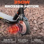 Leawin E-Scooter, 8,5 Zoll, 35 km Reichweite, klappbar - Image 4