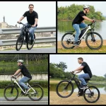 Vankel EB3 E-Bike Cityrad, 374Wh Batterie, 70 km Reichweite, 25 km/h - Image 4