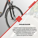 Telefunken RC657 E-Bike Cityrad, 250W Frontmotor, 7-Gang Nabenschaltung, 536,5 Wh Akku - Image 5