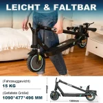 RCB TECH EV85F E-Scooter, 400 W Motor, 30 km Reichweite, klappbar - Image 5