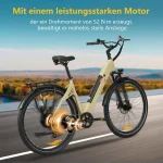 TTGO E-Bike Cityrad 28 Zoll, 150 km Reichweite, 650 Wh Batterie - Image 5