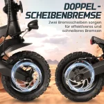 Leawin E-Scooter T8, 720 Wh Akku, 80 km Reichweite, 500 W Motor - Image 5